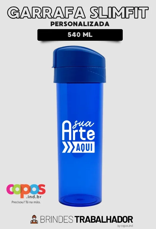 Garrafa SlimFit Azul
